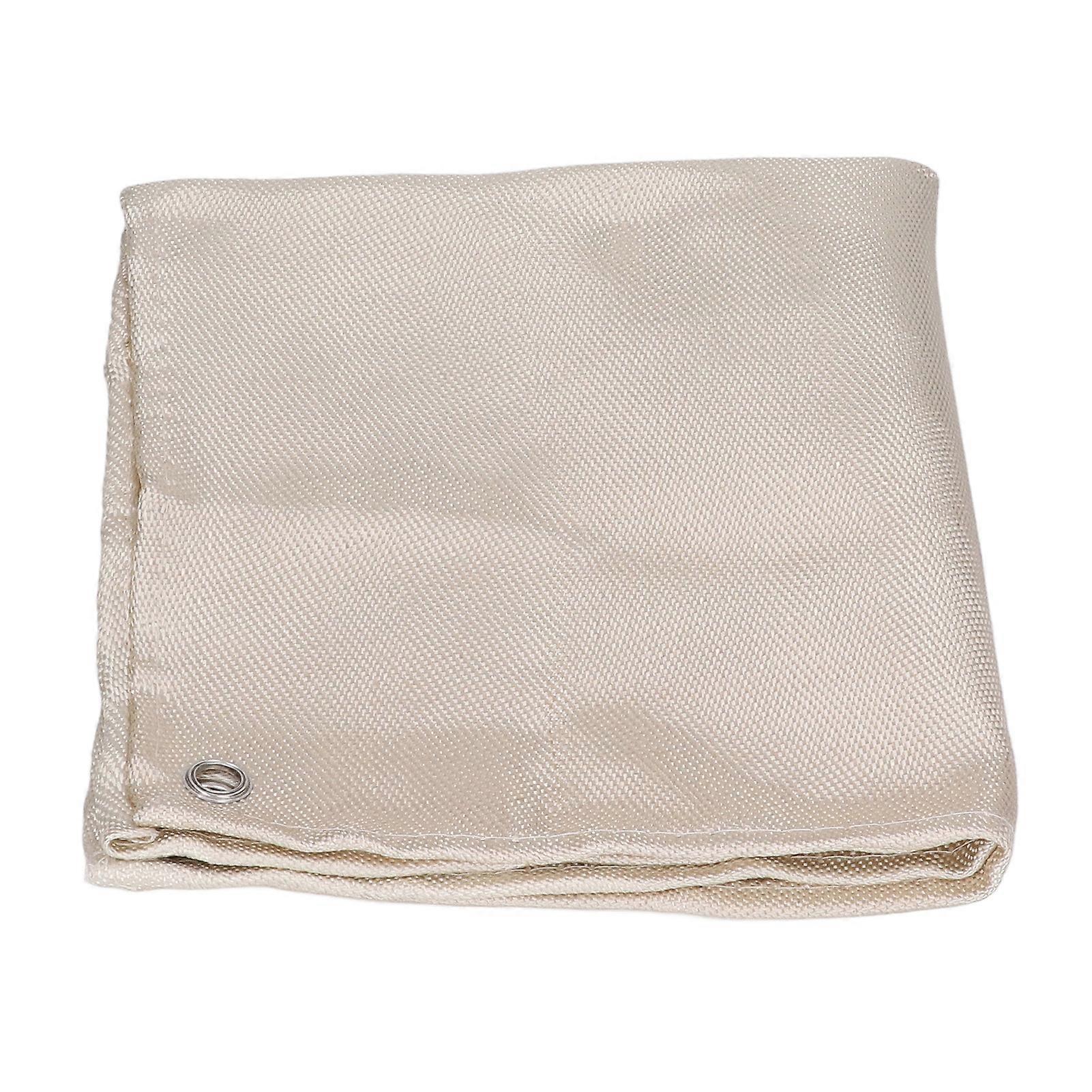 Fire Blanket Fiberglass Fireproof 550℃ Fire Extinguisher Suppression Blanket 50x50cm