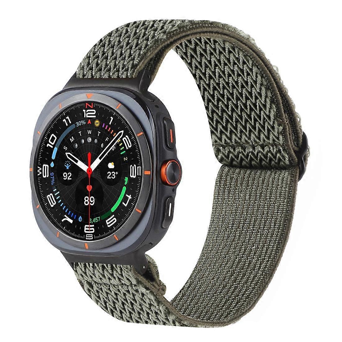 Nylonowy pleciony pasek do zegarka z wzorem fali do Samsung Galaxy Watch8 / Watch8 Classic