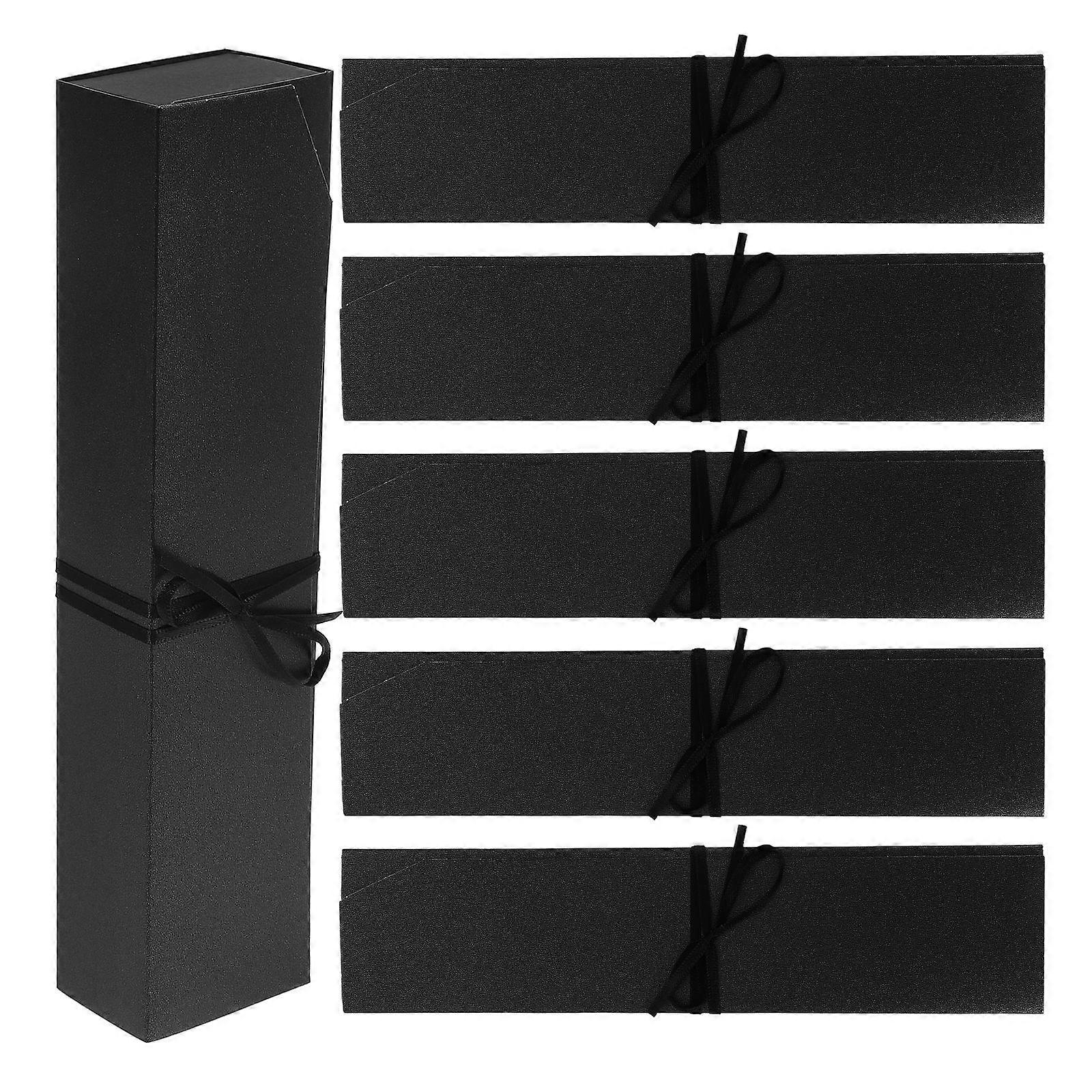 6pcs Empty Chocolate Boxes for Truffles, Macarons & Sweets   Elegant Favor Packaging