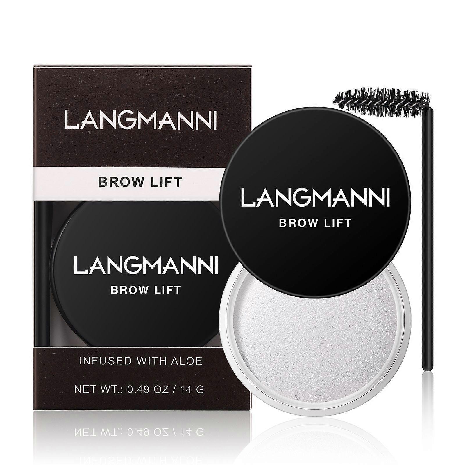 Clear Brow Gel, Wax & Styling Cream | Waterproof, Long-Lasting, Smudge Proof | Natural Looking Brows | Brow Glue & Shaping Kit for Defined Eyebrows