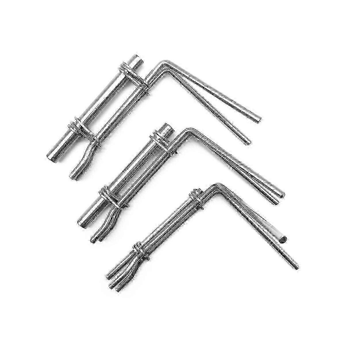 3-Piece Hydraulic Cylinder Piston Rod Sealing U-Cup Mounting Tool Kit - Professional Easy-to-Use Tool by XinHan