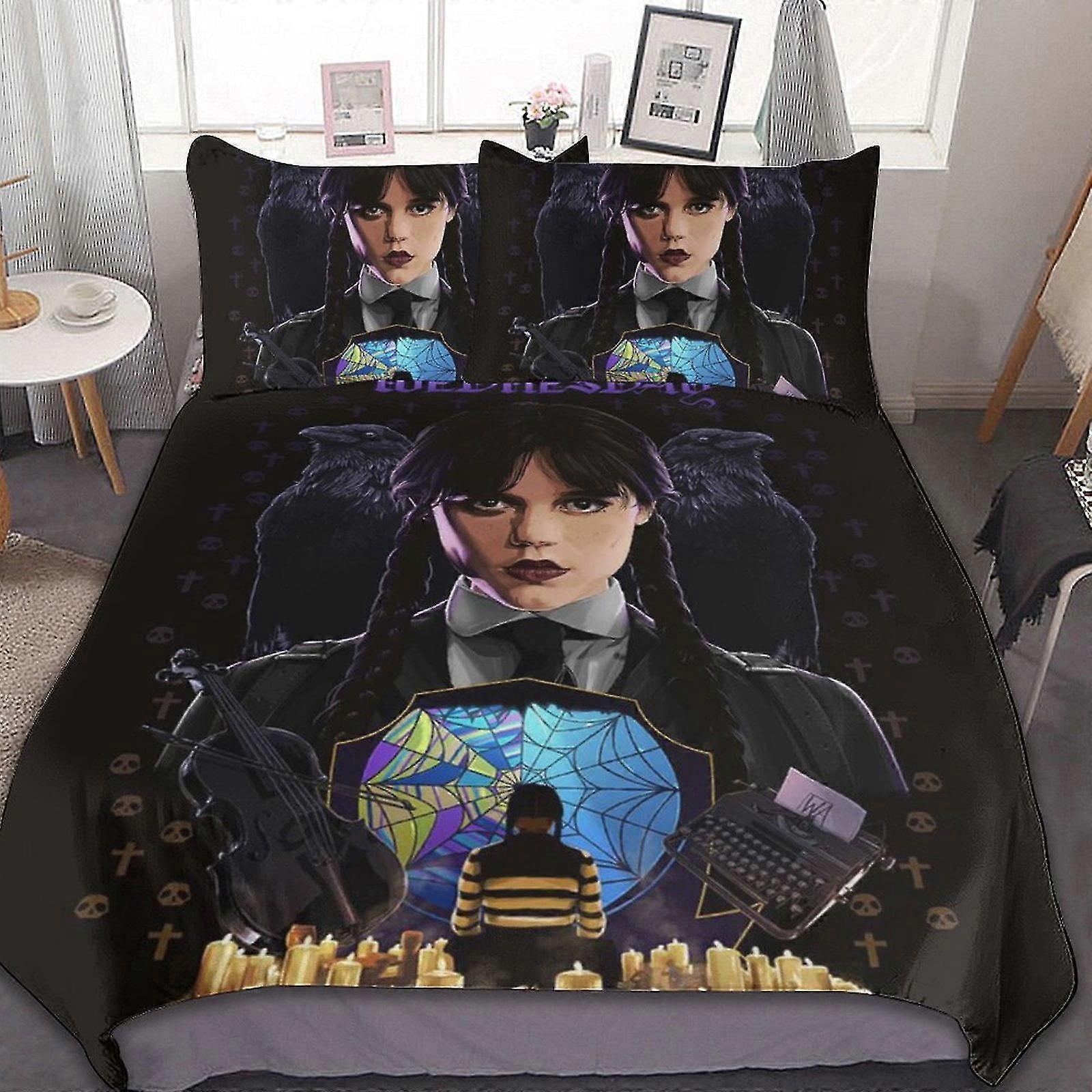 3 Pcs Bed Sheets Set with Breathable Duvet Cover and 2 Pillow Shams for All Seasons Bedding