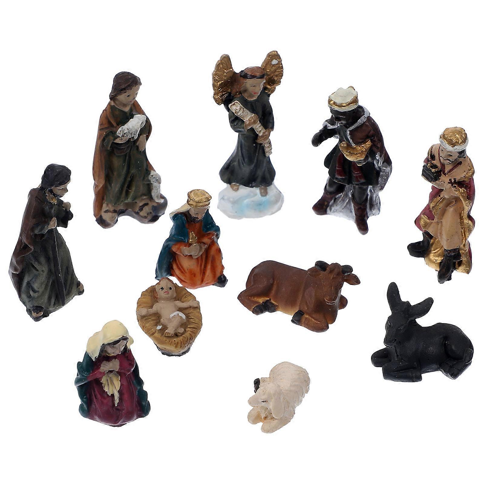 زينة راتنج تمثال يسوع للزينة قوية و 1 مجموعة ألوان متنوعة