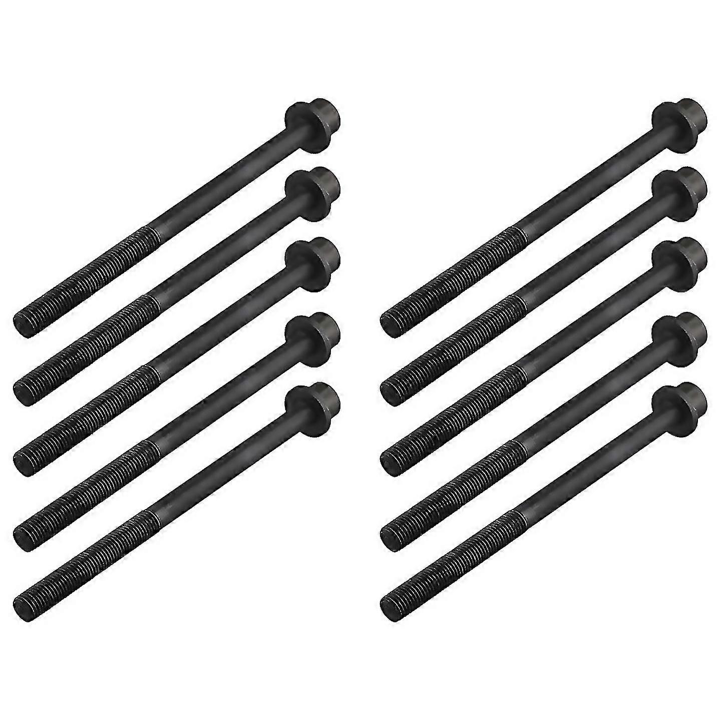 For 10 Pcs Cylinder Head Bolts Set For