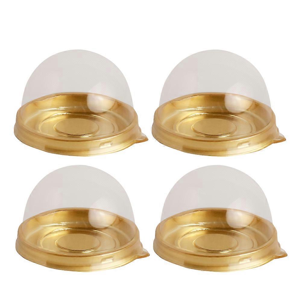 Golden Plastic Boxes for Storage Use with Beautiful Appearance and Waterproof Design 50Pcs
