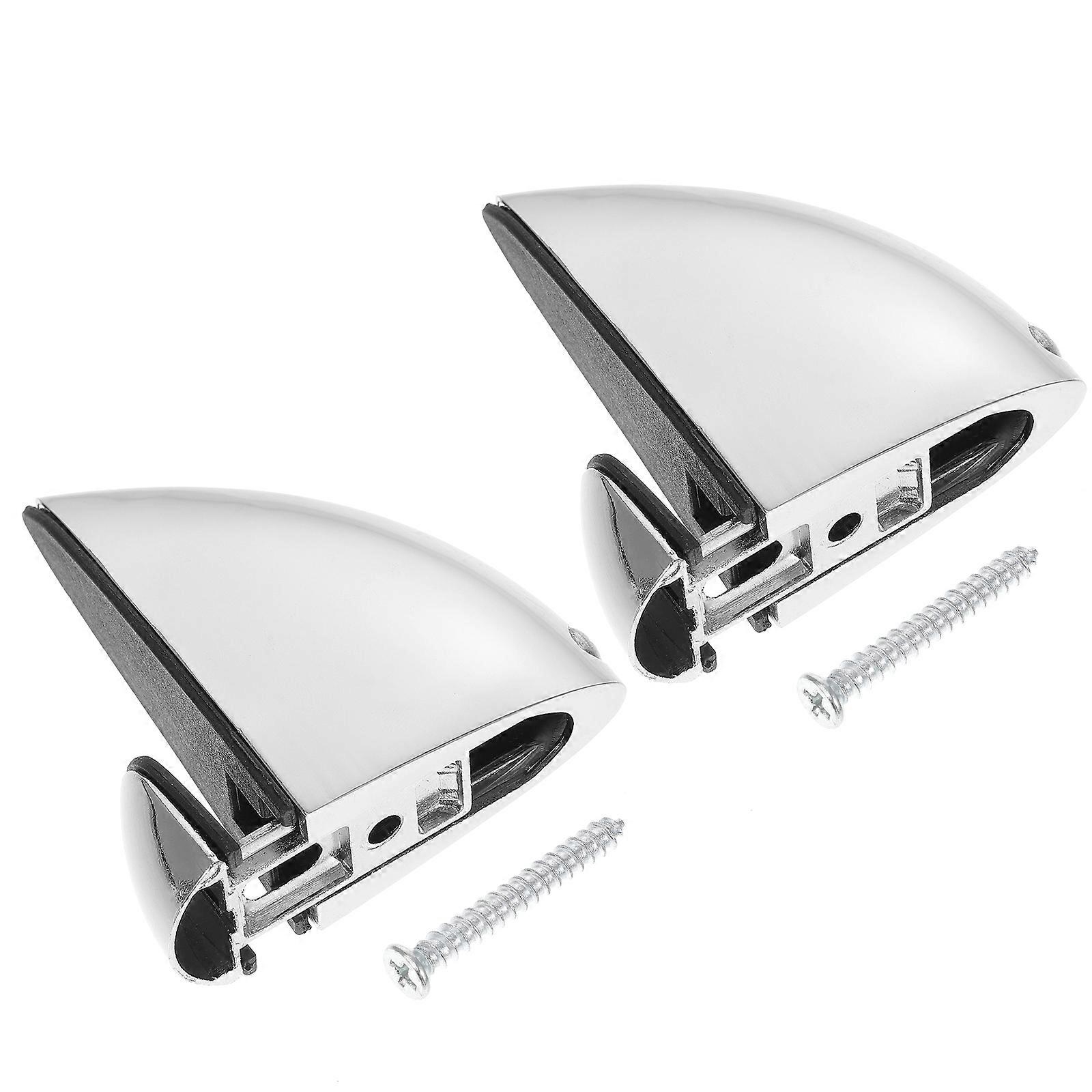 Glass Shelf Holder Clips Durable Mirror Mounting Support Bracket Multi Purpose for Home Office School Use