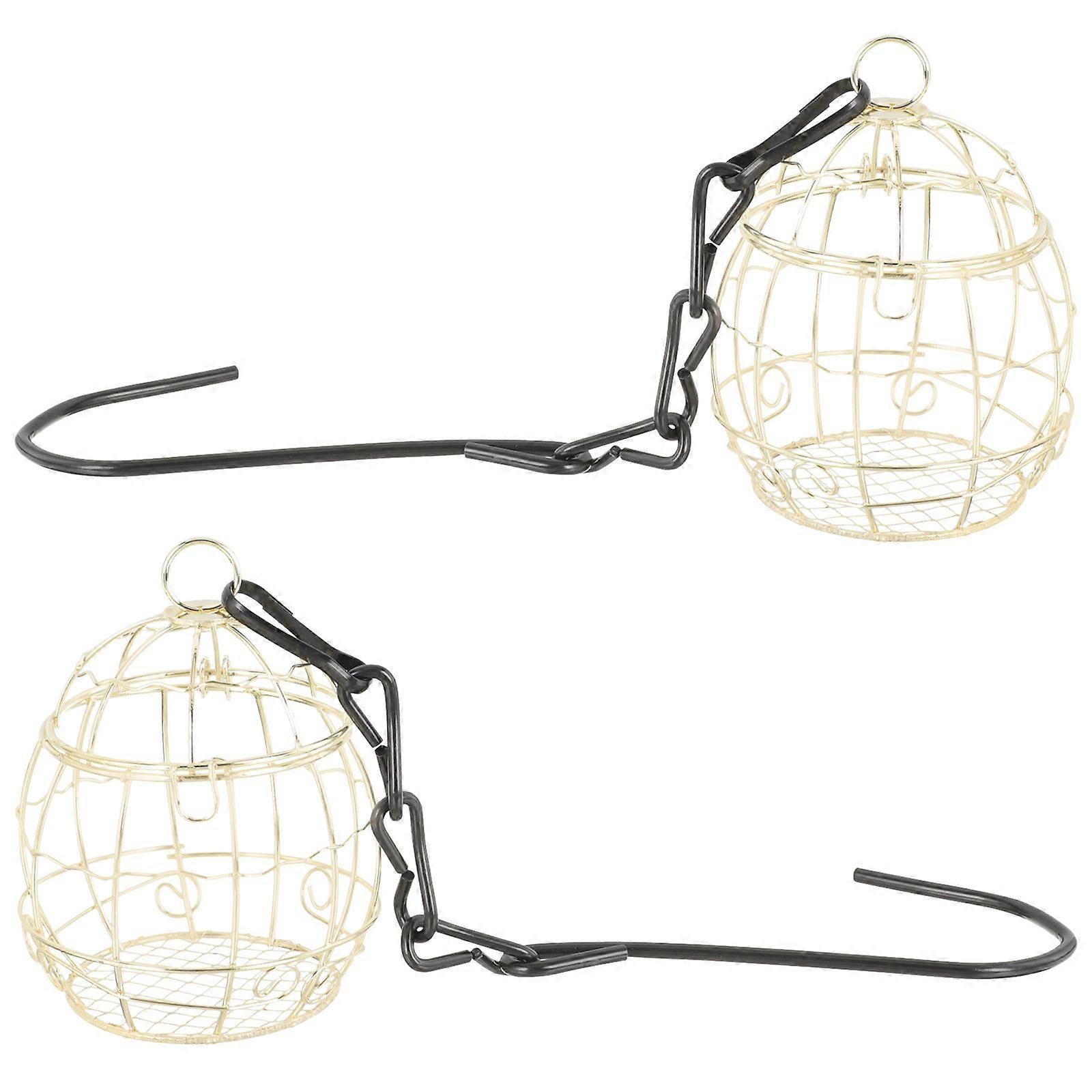 Hanging Bird Feeder Durable, Multi Functional Dispenser with Art Design for Outdoor Patios and Gardens