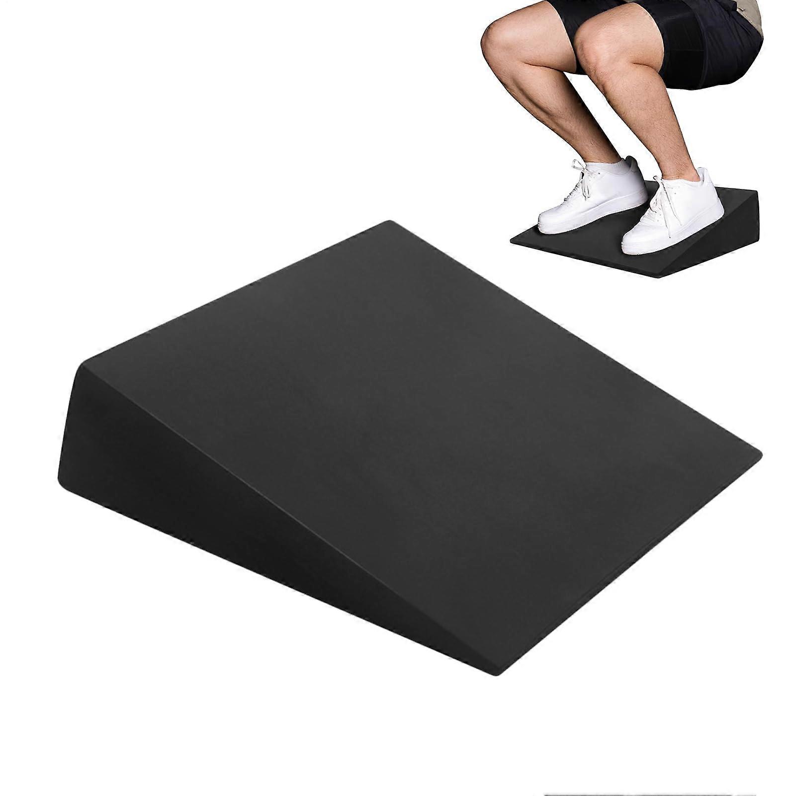 Slant Board for Squats Calf Stretching Board Density Foam Black