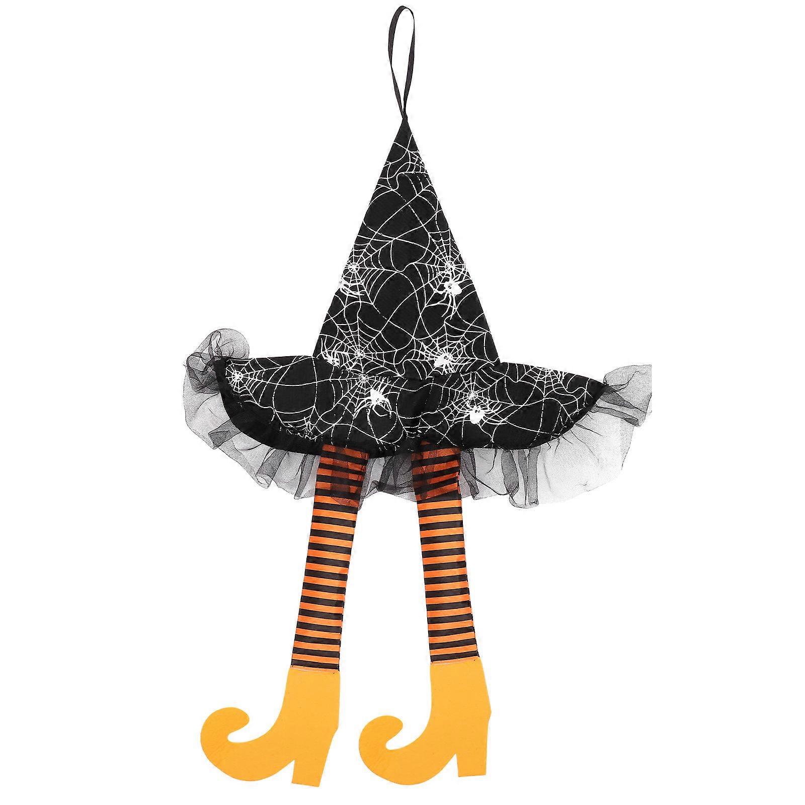 Halloween Themed Witch Leg Ornament For Festive Atmosphere Addition Ideal For Home Or Car Decoration 1Pack