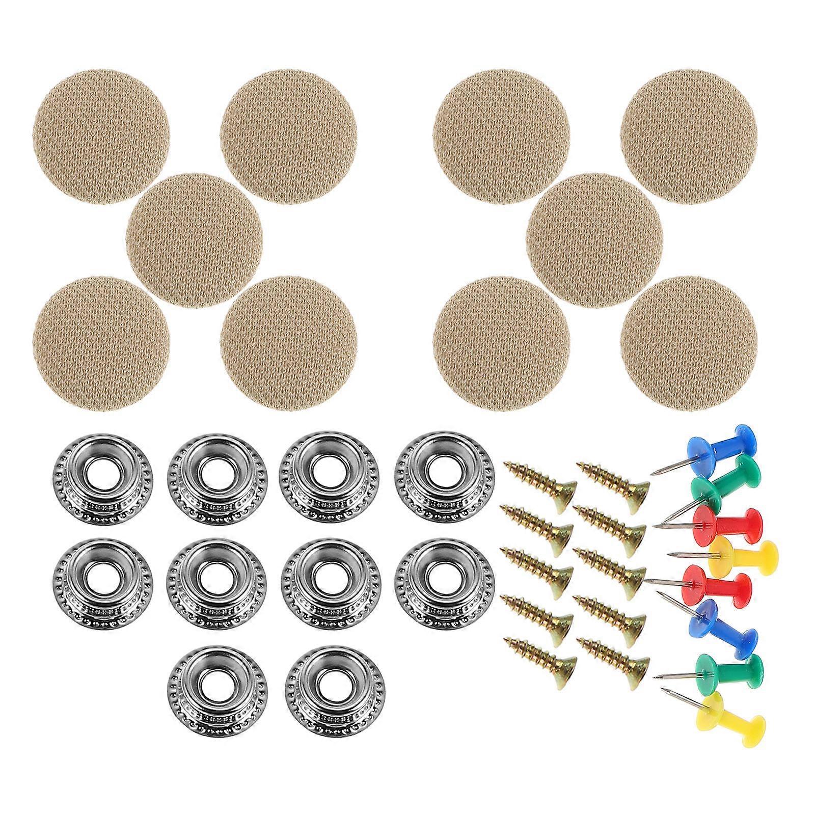 10pcs Car Roof Headliner Repair Kit with Durable Rivets and Installation Tool for Interior Ceiling Fixing – Universal Fit for All Vehicles to Prevent