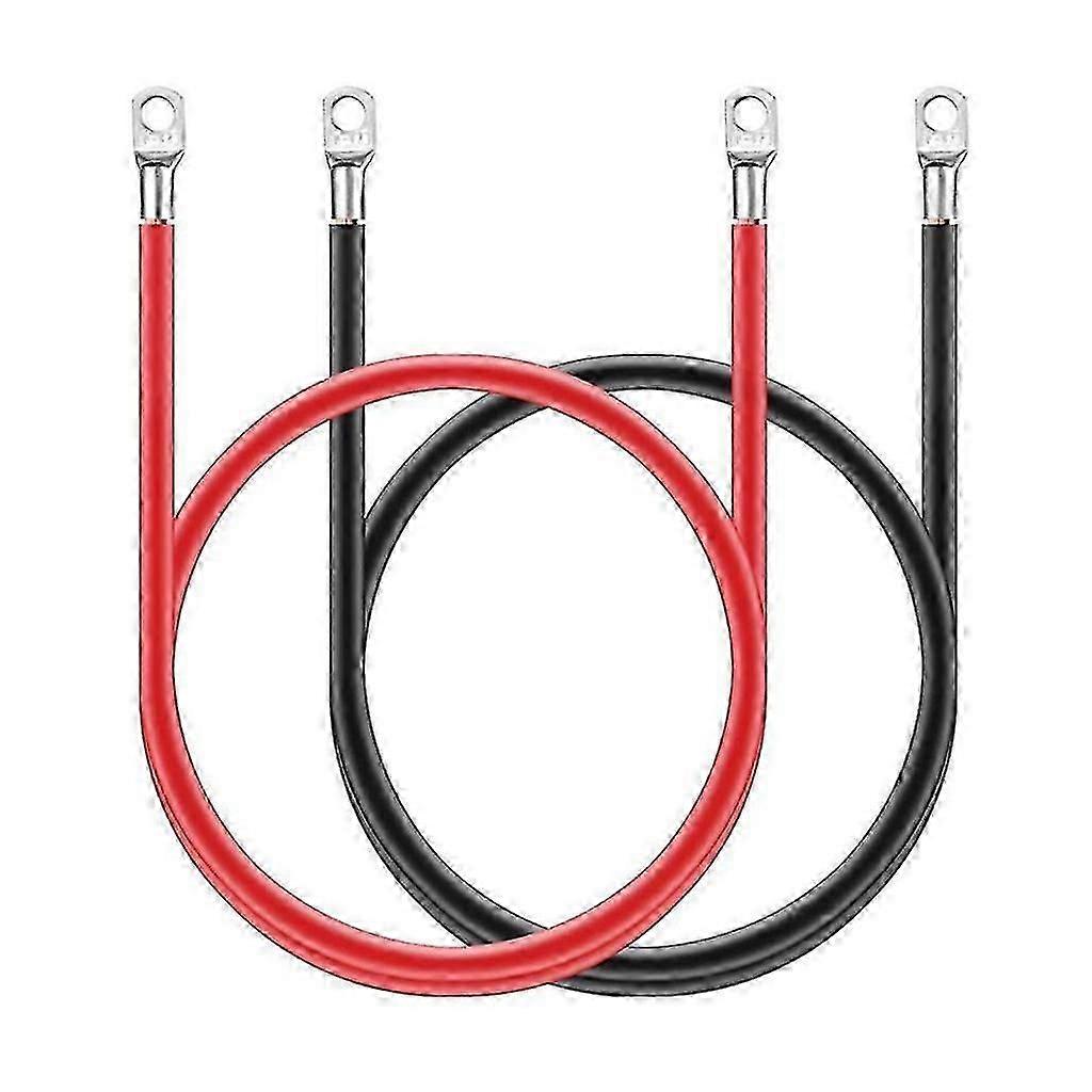 2pcs 5awg Battery Cable 16 Square Cable Copper Wire, Copper Battery Cable Power Inverter Wire Set For Rvs Boats