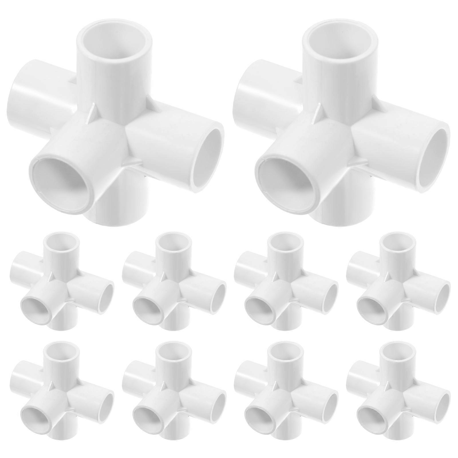 10pcs 5 Way PVC Joint Fitting for Tent Connector and Greenhouse