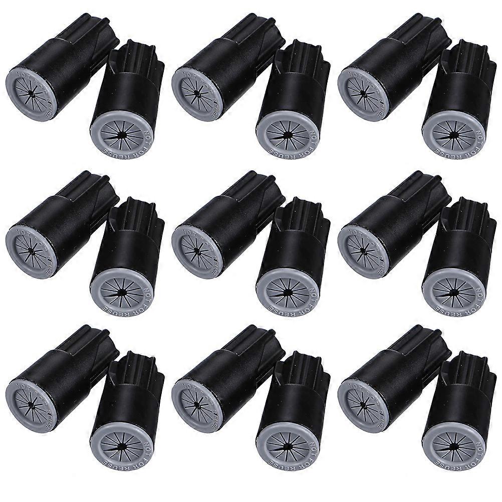 Waterproof Wire Connectors for Wiring 50pcs Black Nylon with Silicone Sealant Protects Against