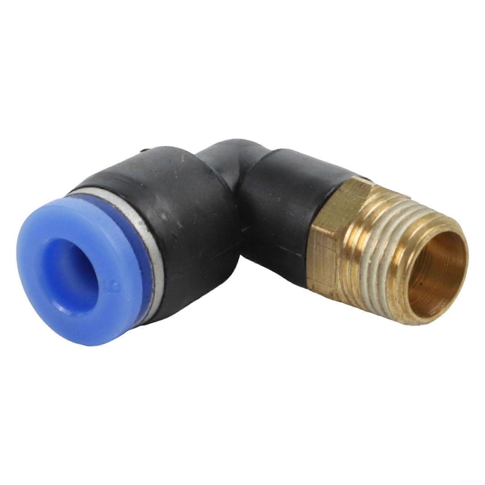 Zuverlässiger Gewinde-Winkeladapter PL416 Pneumatischer Schnellverbinder für Hochleistungsanwendungen, PL6-01