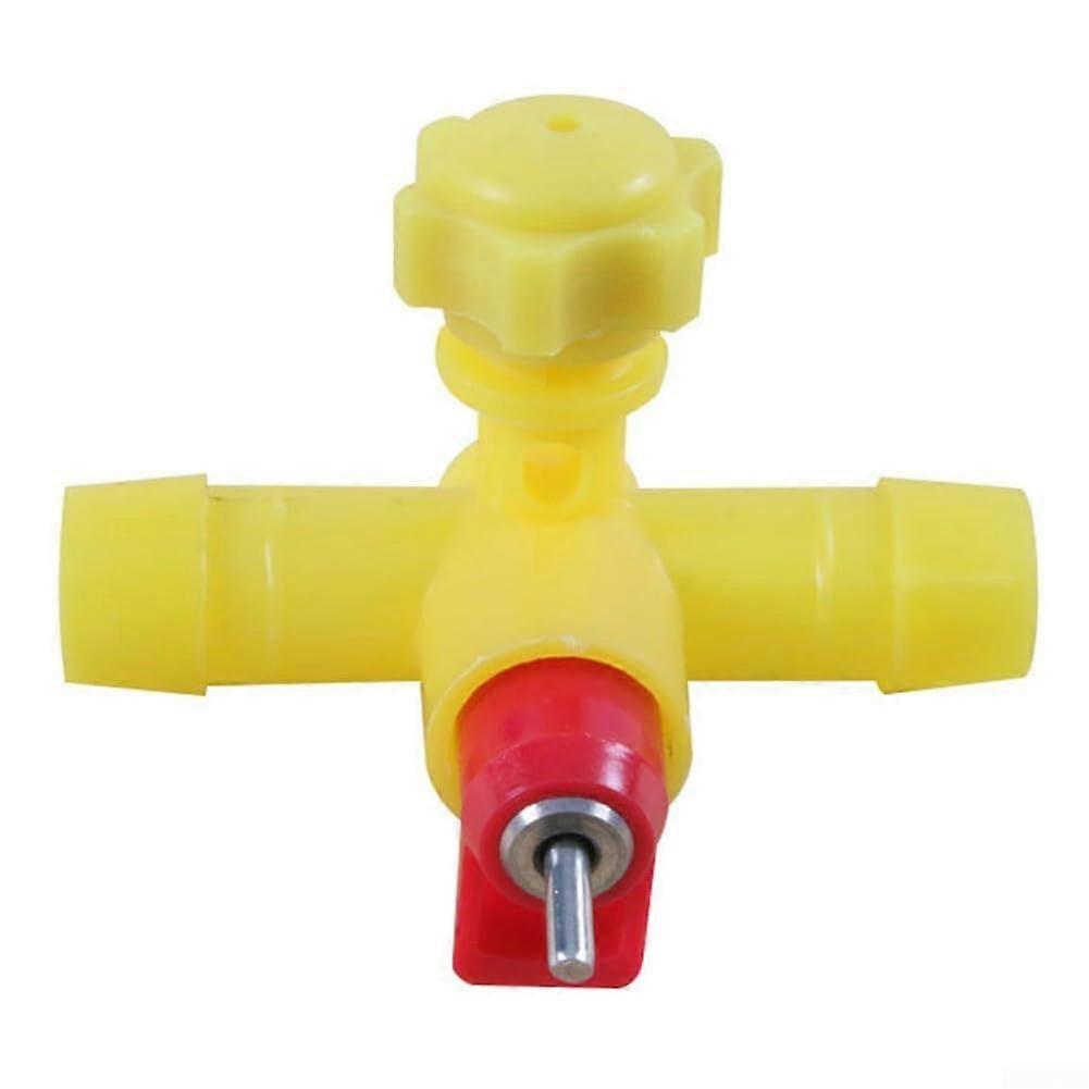 Efficient Chicken Water-Feed Set With Pet Nipple Drinkers For Chickens And Other Birds, Plastic, Easy Assembly