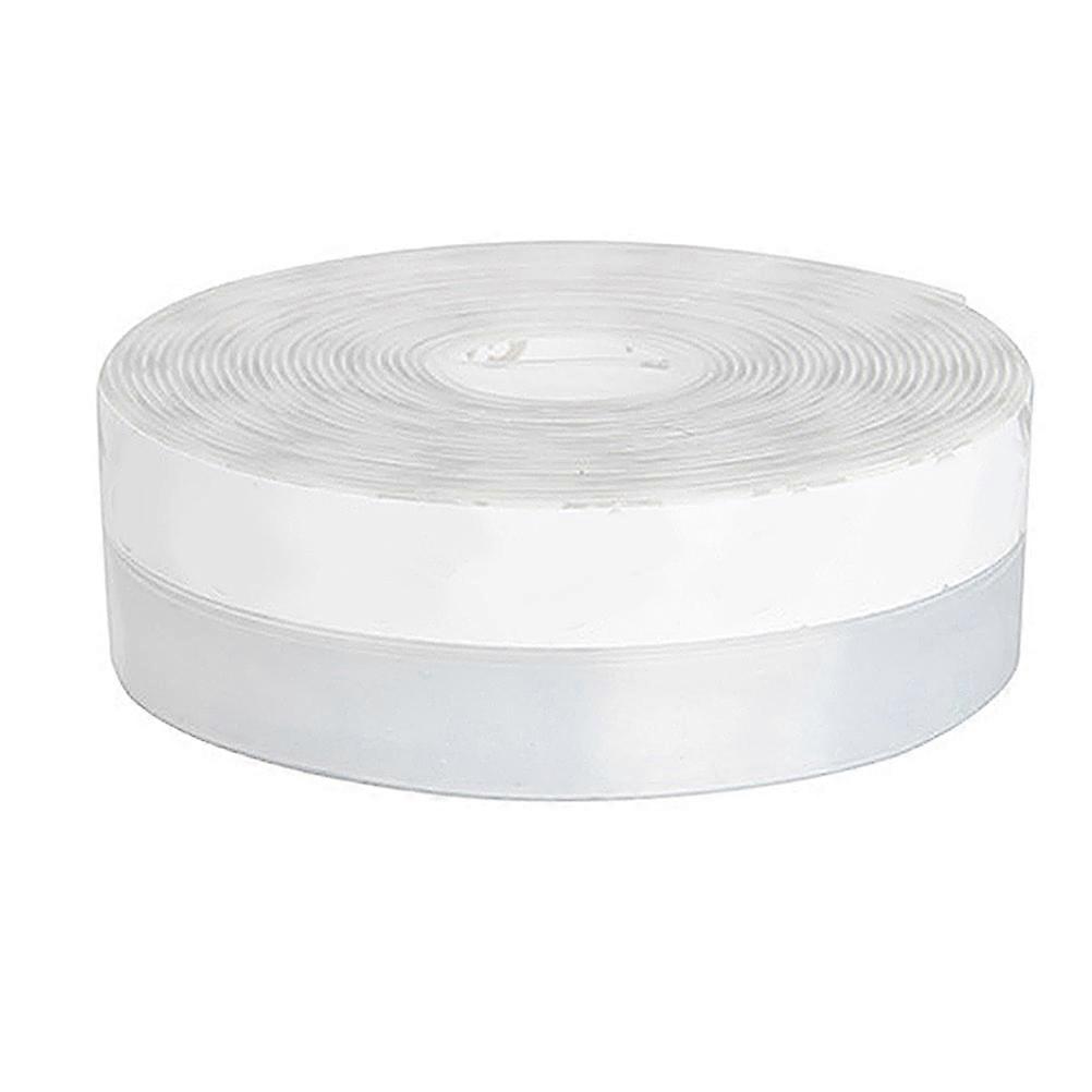 Rouleau de bande d’étanchéité en caoutchouc de silicone pour un usage domestique Blanc Insonorisé Étanche Facile à couper 25 mm