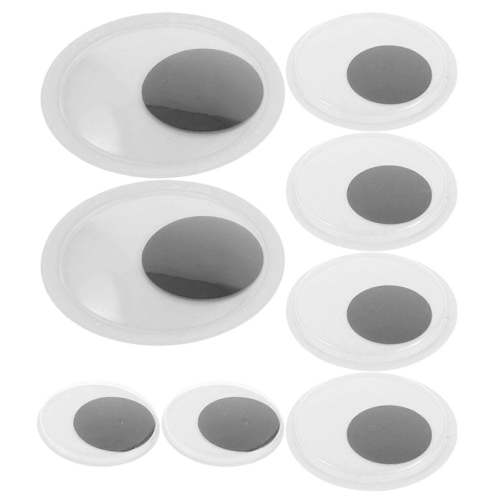 8PCS Self Adhesive Googly Eyes for DIY Crafts, Large Nordic Design Stickers for Home Decor, Fridge & Wall, Creative Eyes for Doll Making & Projects