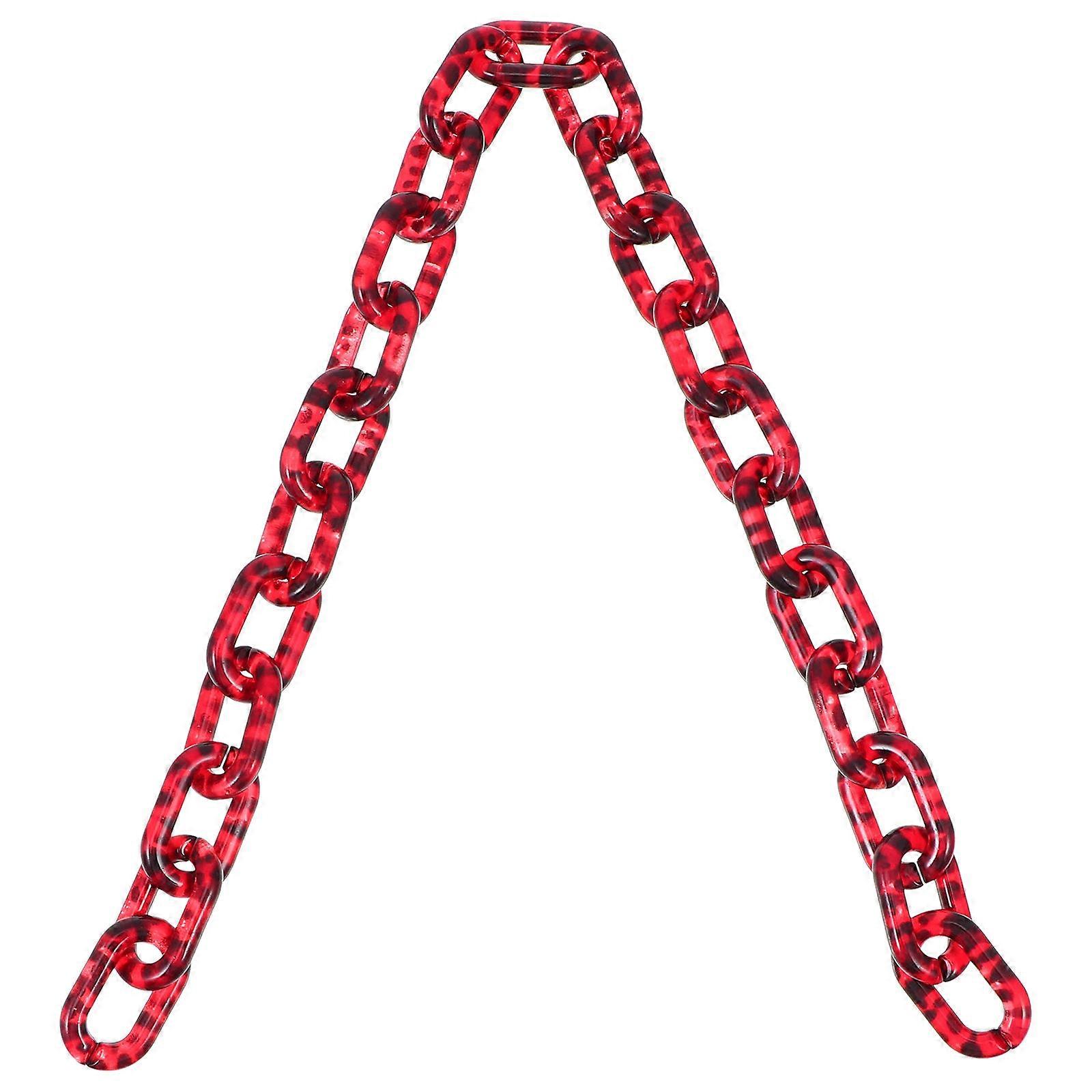 Chic Purse Chain Strap Suitable For Women’s Everyday Use Featuring A Red Color And Stylish Chain Design 1Pcs