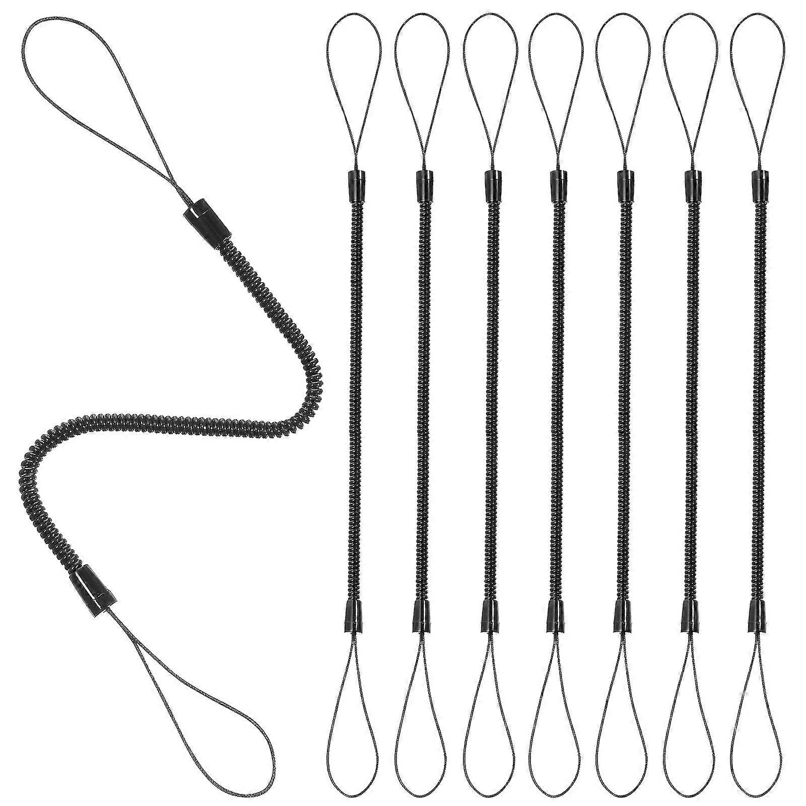 8pcs Elastic Pen Lanyard Retractable Tether Strings for Stylus & Tablet Pens   Compact, Secure Replacement Accessory