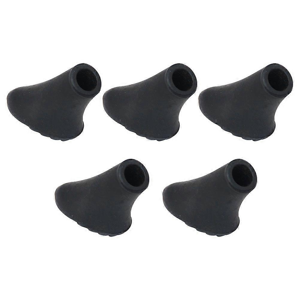 5 Pcs Replacement Rubber Tips Trekking Poles Thickened Pole Tip Protectors