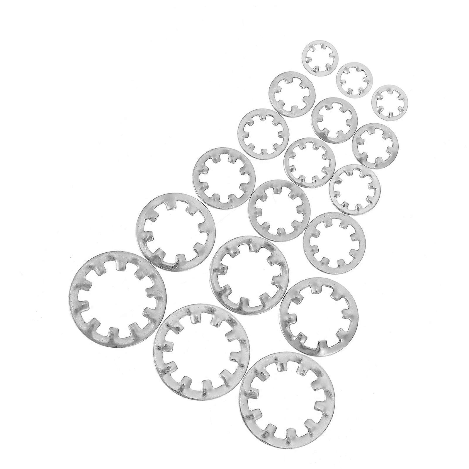 Set di assortimento di rondelle in acciaio inossidabile da 300 pezzi per la manutenzione meccanica quotidiana in ambienti umidi con funzione antiscivolo