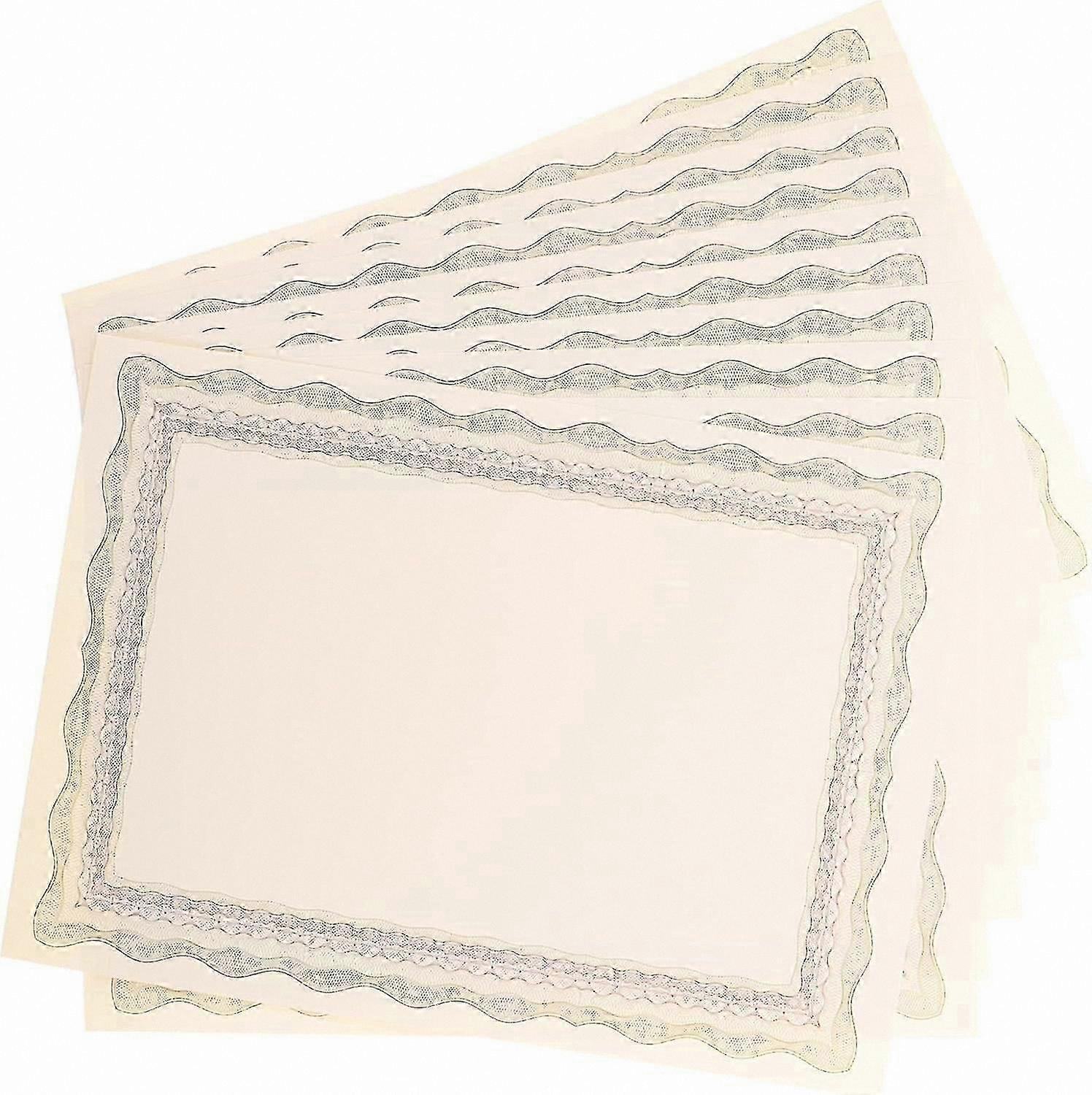 10 Pieces Certificate Inner Page A4 Printer Paper Parchment Printer Paper Office Stuff Blank Sheet Parchment Certificate Papers Academic Certificate P