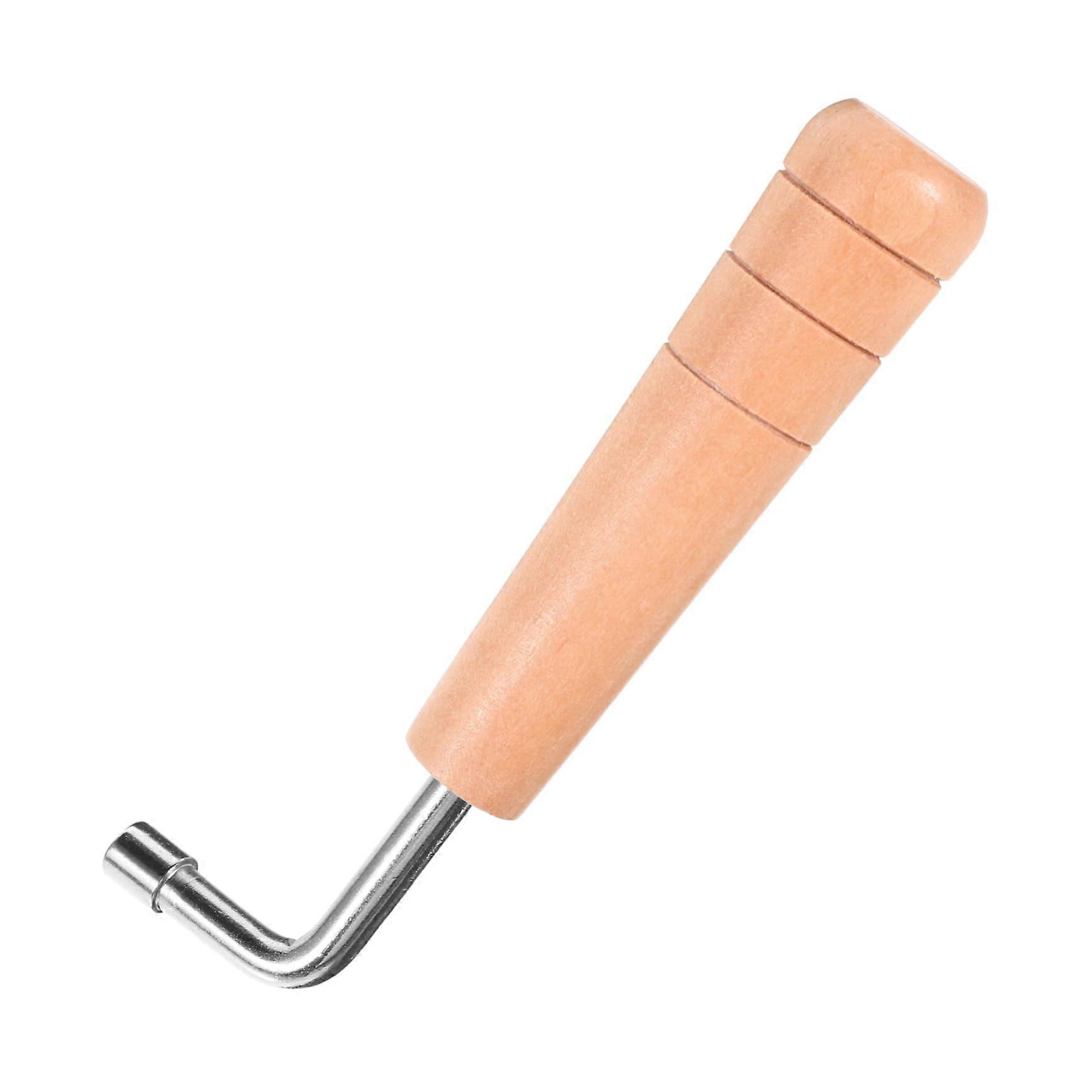 Lyra Harp Tuning Key with Wooden Handle for Small String Instruments – Compact Adjustment Tool for Precise String Tension