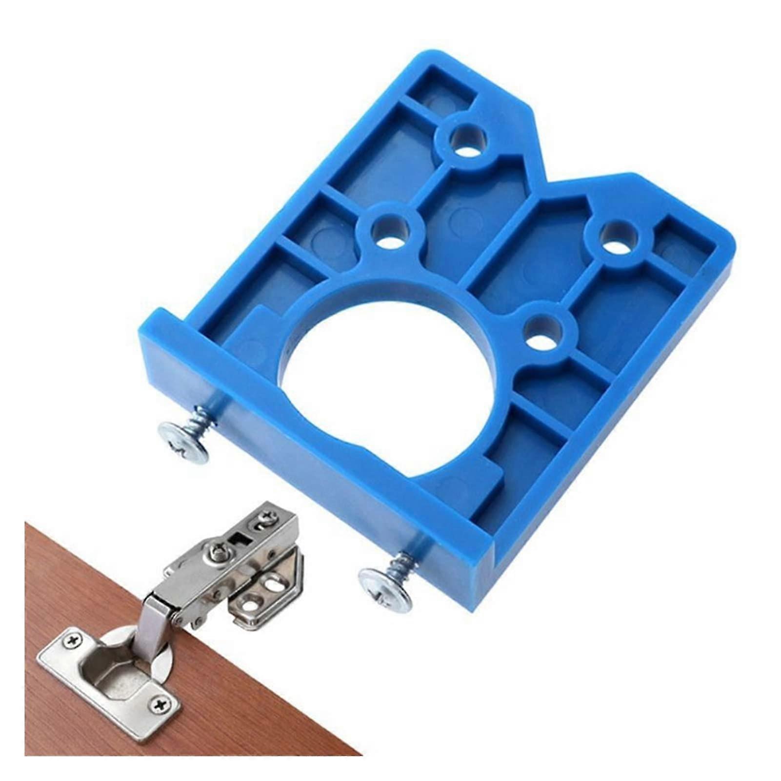 Hinge boring bit for faux furniture doors, cabinet hinge installation, pocket hole jig tool for carpentry, 35mm hinge set