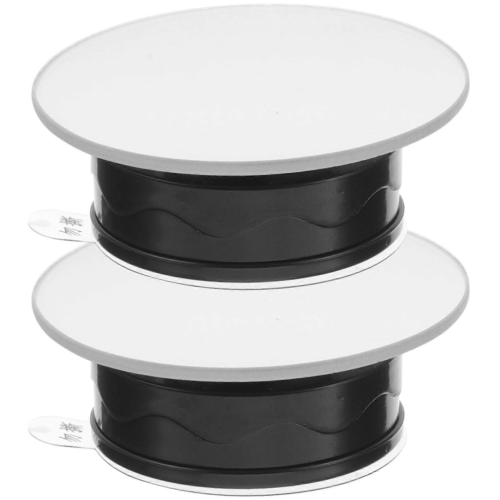 Frameless Convex Rearview Mirror with Suction Cup for Trucks – Universal Fit for All Vehicles, Easy Installation, Improved Safety and Visibility