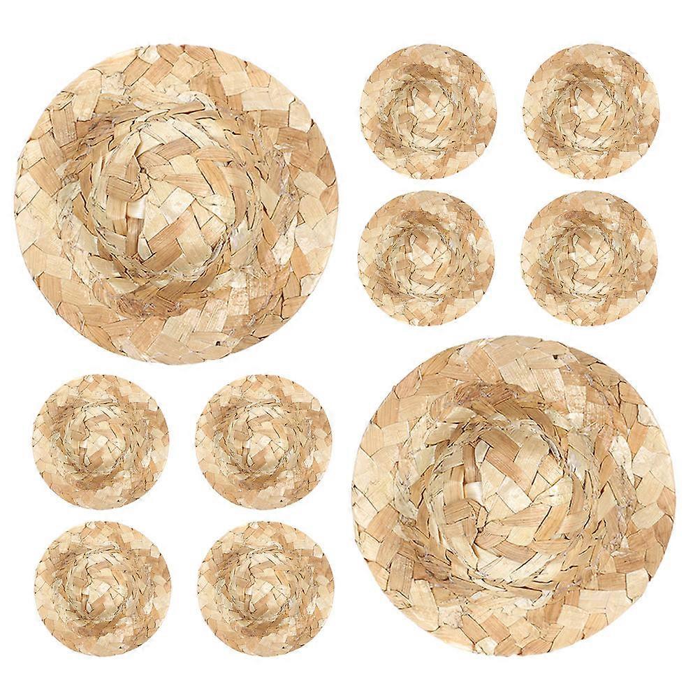 Small Woven Hats Suitable for Pretend Play, Adding Charm to Your Collection