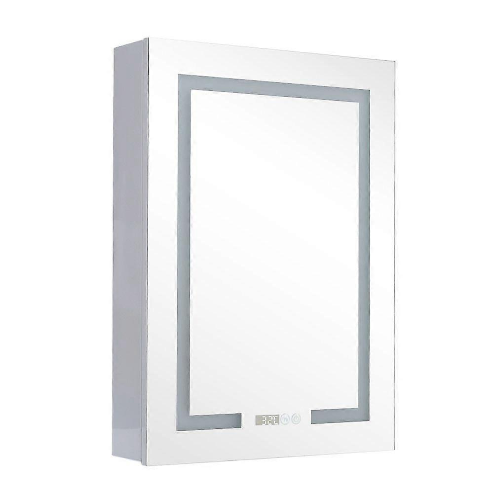 50x70 Rectangular One Door LED Dimmable Mirror Cabinet