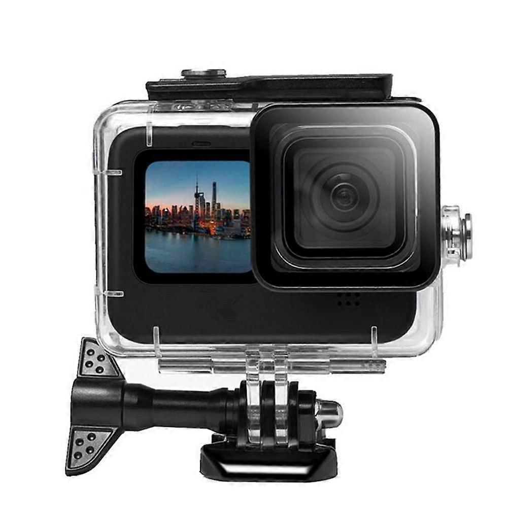 Waterproof Elastic Protective Case Cover for GoPro Hero 10, Transparent Black, Durable Material, Shockproof Design
