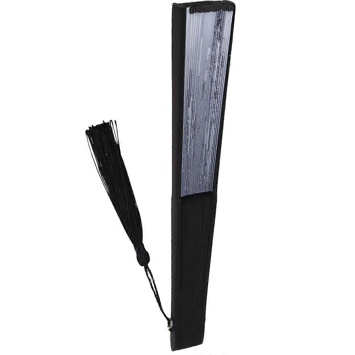Beautiful Vintage Handheld Fan Ideal For Performances And Parties Made With Wood Material 1Set