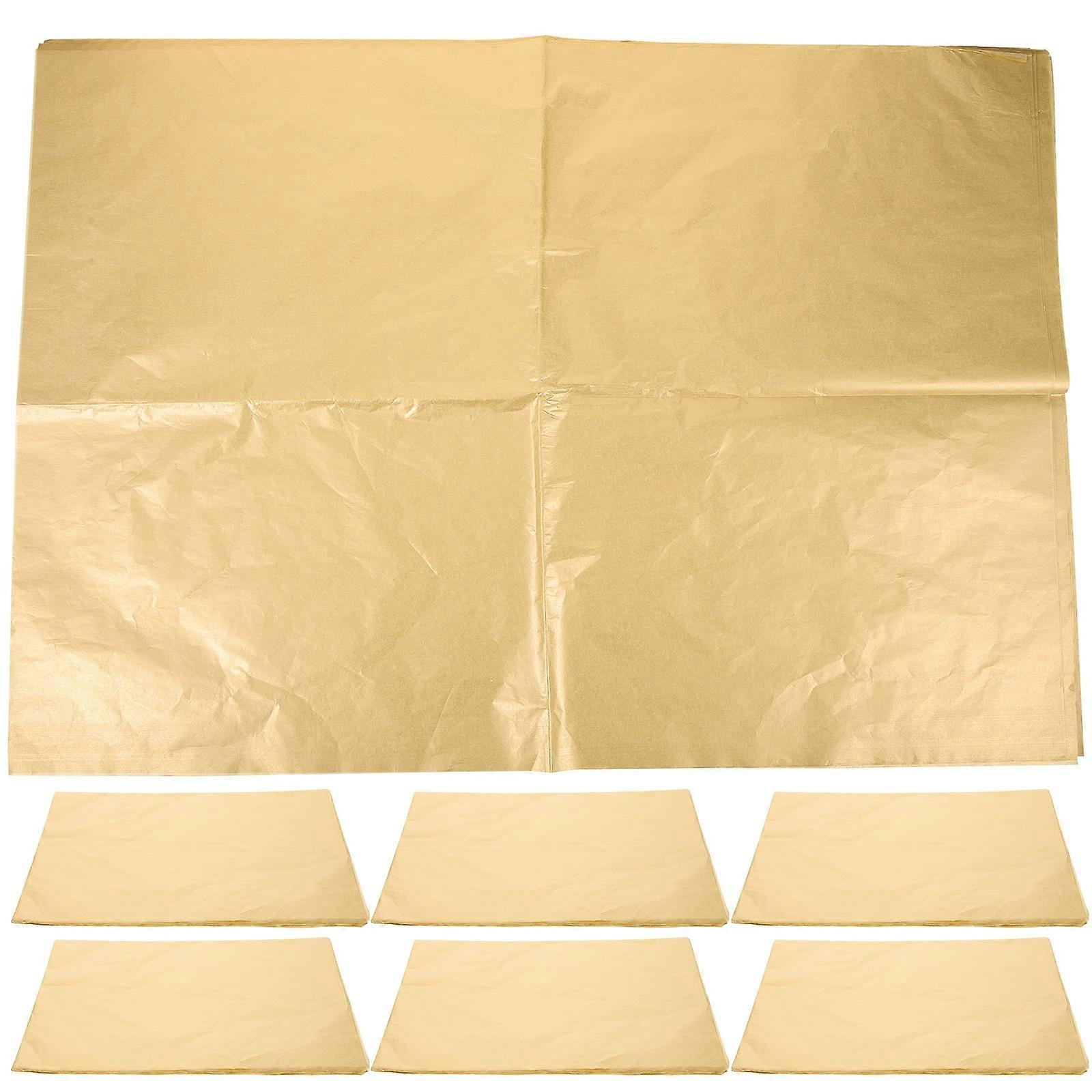 20 Sheets Gold Wrapping Paper, Elegant Tissue for Bouquets, Holidays, Parties, and Crafts – Soft, Reusable Design