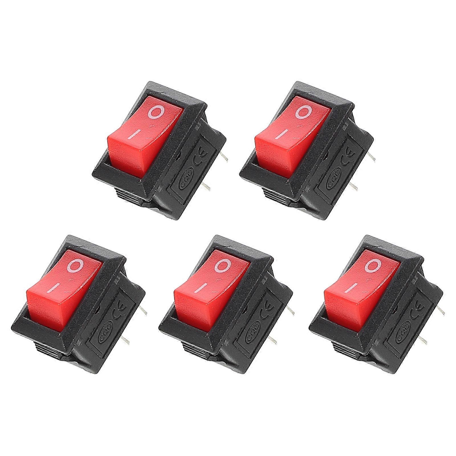 5pcs Boat Shaped Toggle Switch Replacement for DIY Educational Rocker Switches – Safe Material for On Learning and Play Experience
