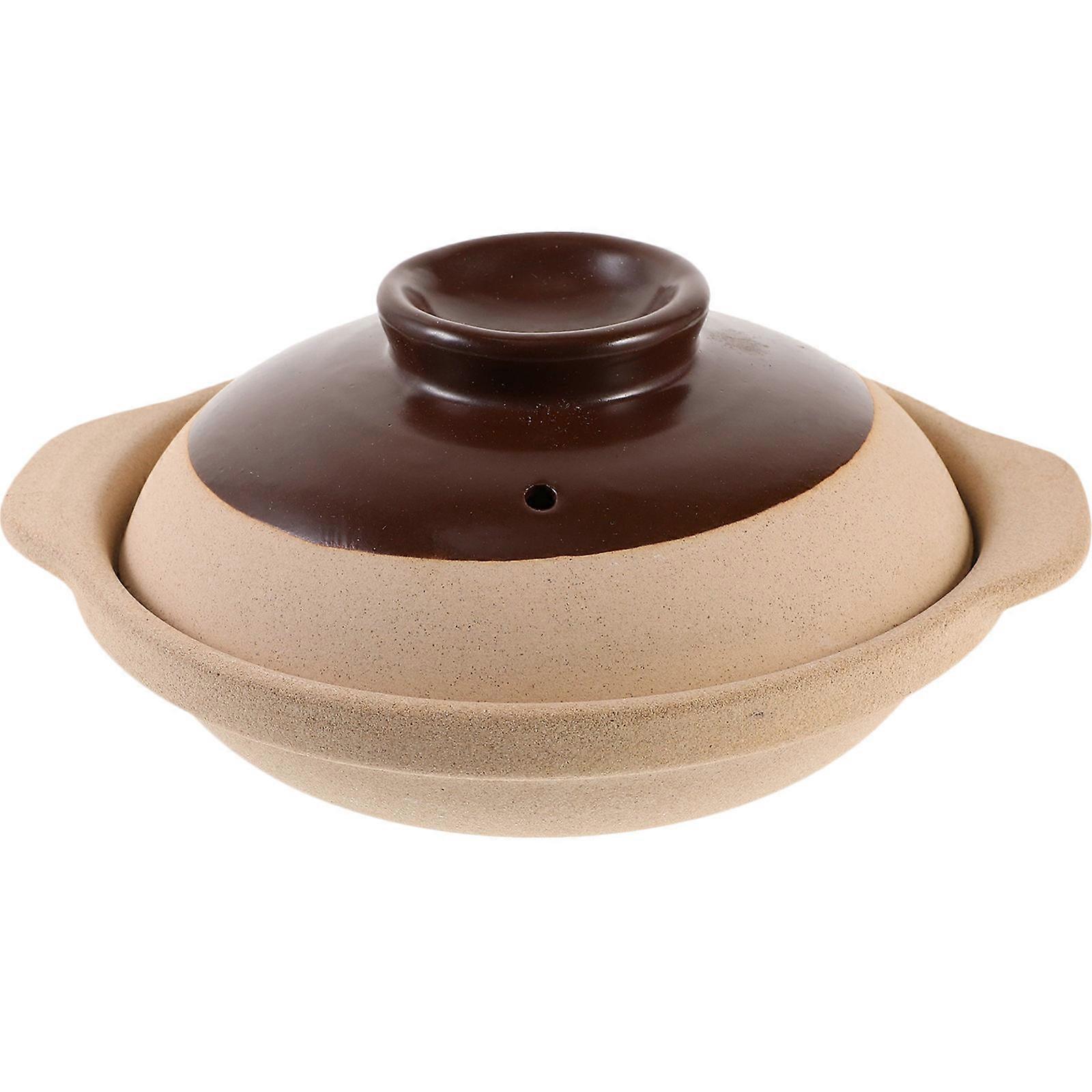 Ceramic Stew Pot 1Pc Compact Design Cooking Pot For Household Cookware With High Temperature Resistance And Even Heating