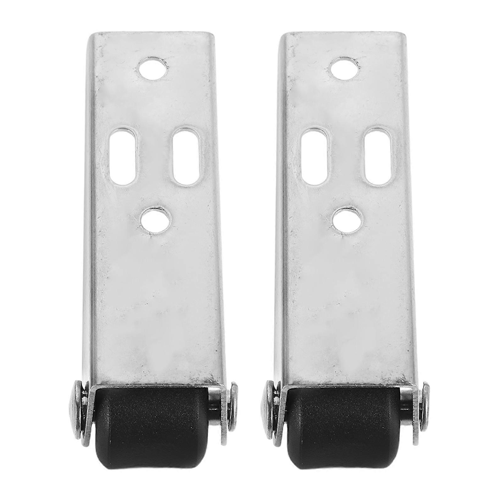 Door Bottom Support Wheel Replacement For Garden Gates Offering Prevent Sagging Feature Ideal For DIY Users With Round Shape 2 Sets
