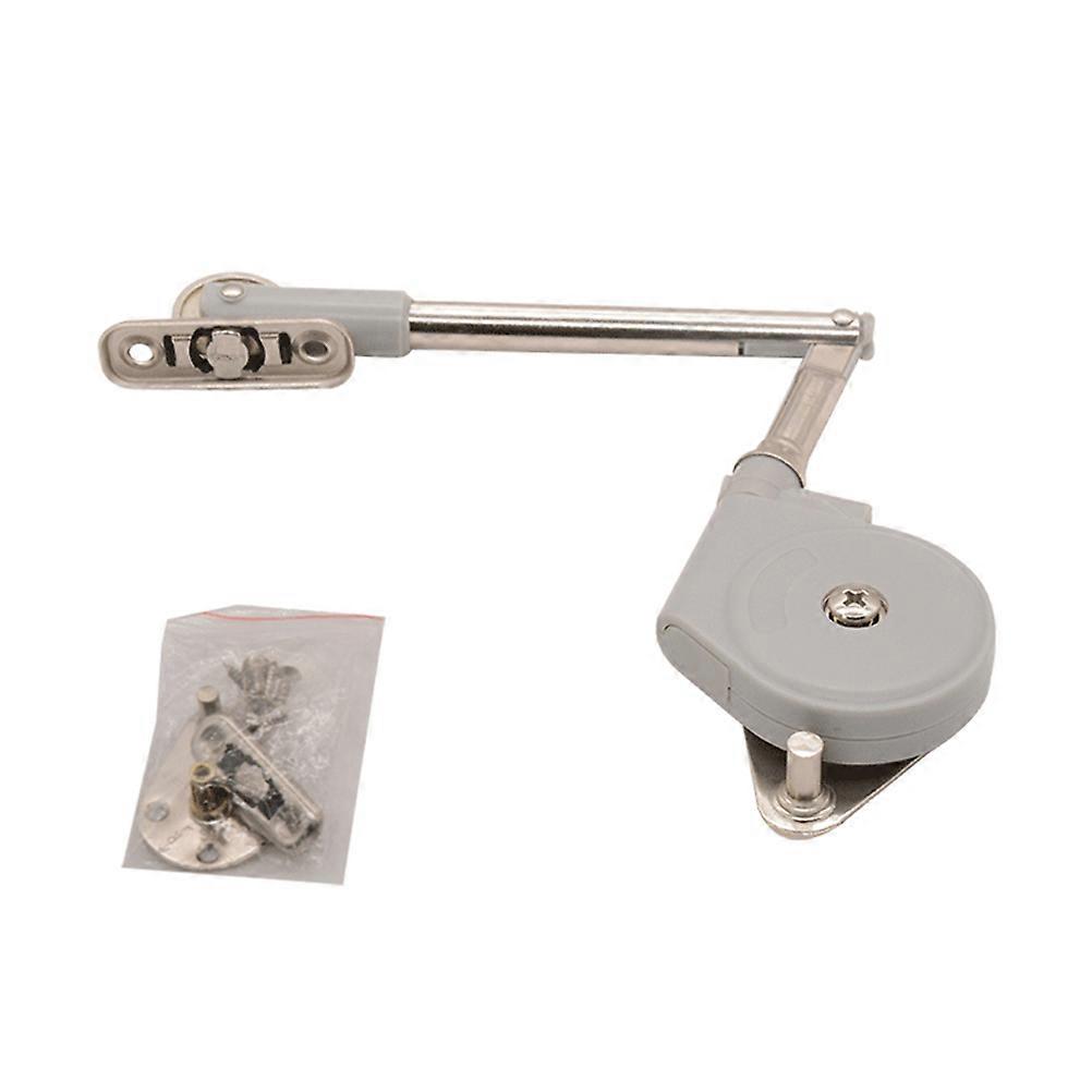 Satin Silver Hydraulic System Gas Struts For Cupboard Support With Precision Mechanism Dimension 17X5.56X1.65Cm 1Set