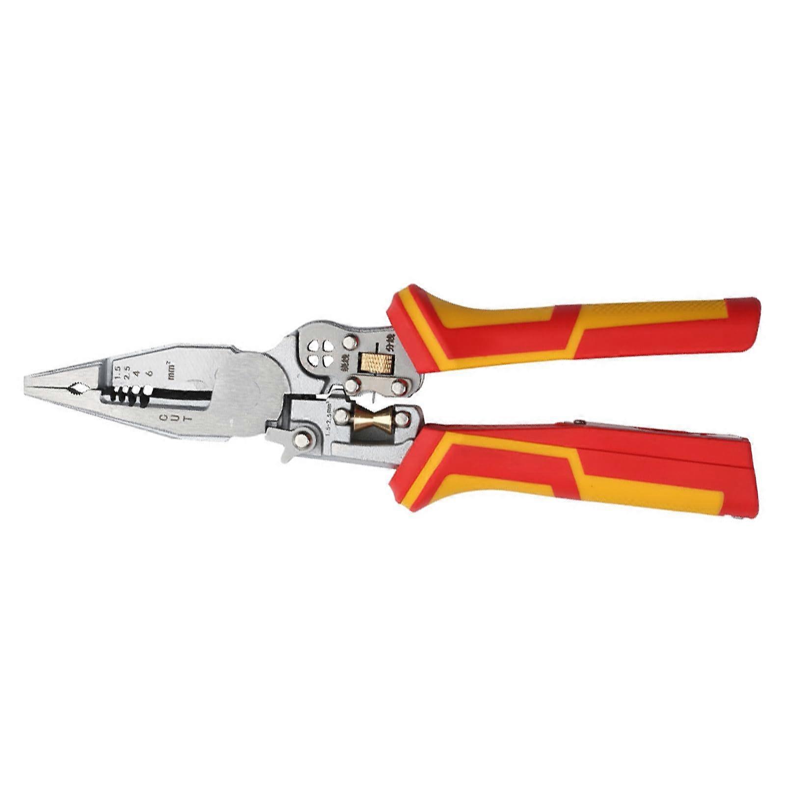 Wire Stripper Twisters Cable Shears Electric Voltage Tester Stainless Steel Wire Stripping Tool for Winding and Cutting