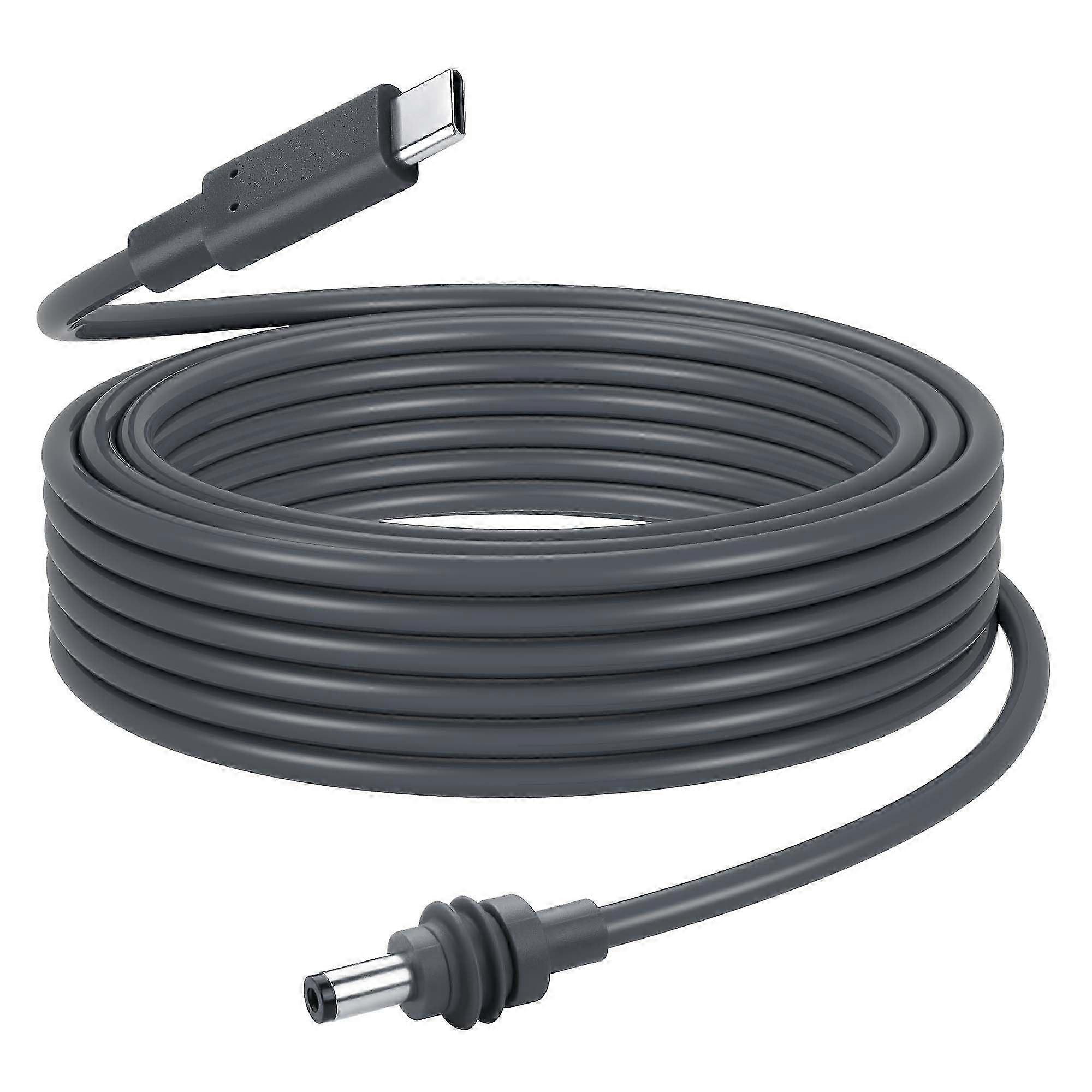 USB Type C to DC cable for Starlink Mini - 5 meter 100W charging cable replacement