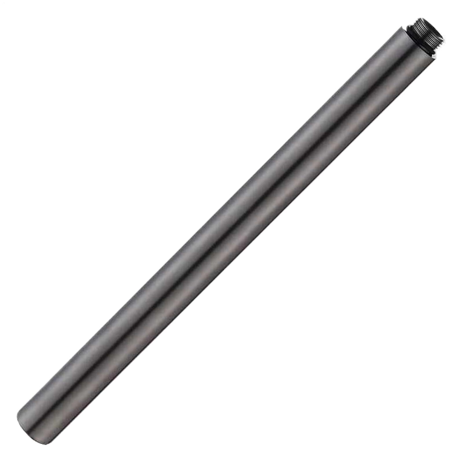 Shower Extension Arm Round Stainless Steel, 11.81 Inch, Gray, Anti-Leaf Shower Hose, Easy Connection