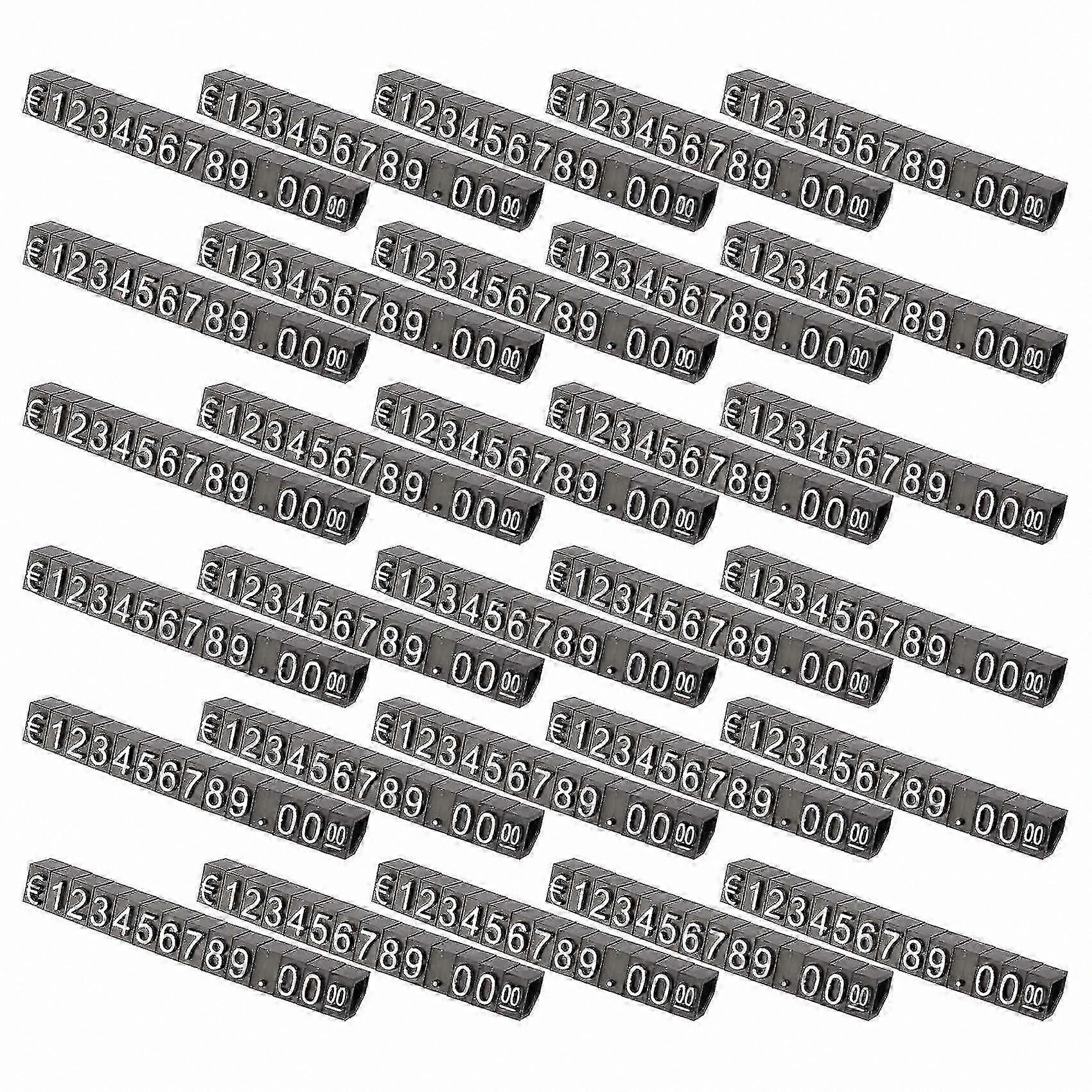 Adjustable Plastic Cube Display Tags for Shop Labels and Frames