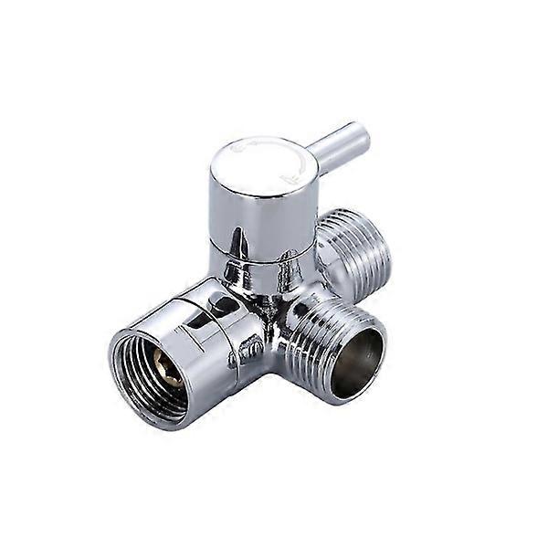 1 shower diverter, silver