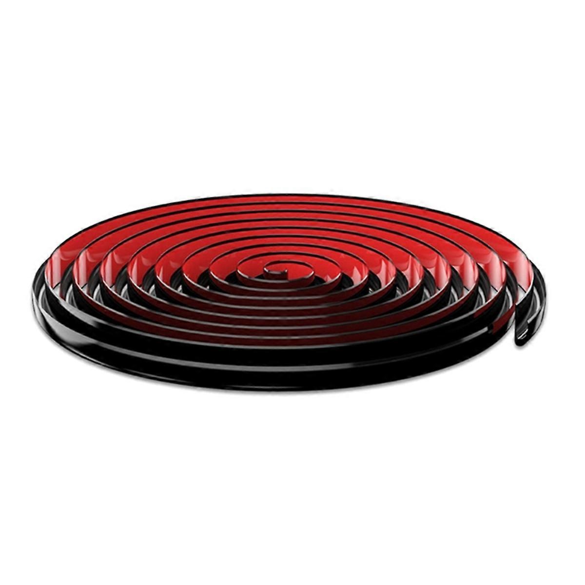 RV Caravan Roof Rainwater Gutter PVC Water Channel Easy Install Motorhome Roof Drainage System for Camping Vehicle Black