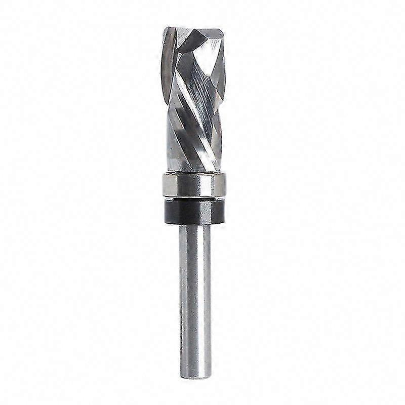 High-Performance Solid Carbide CNC Router Bit for Woodworking - 1/4" Shank Flush Trim End Mill