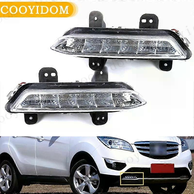 Apply LED Front Bumper Daytime Running Light For Changan CS35 2012-2016 Fog Light Foglamp Driving light foglight DRL Light Assembly