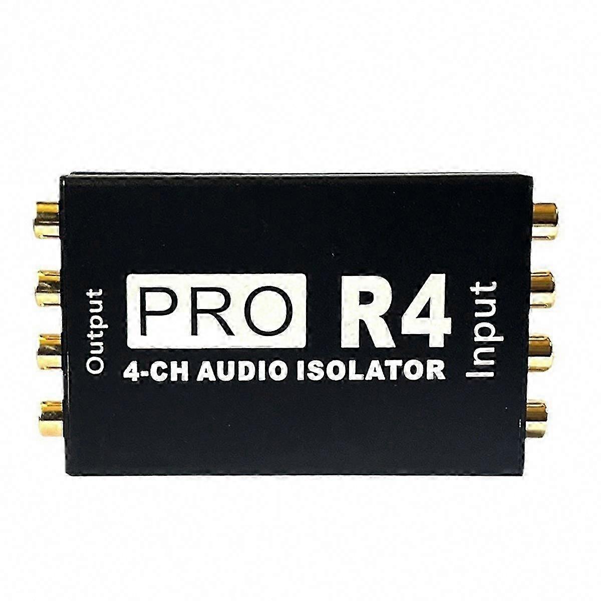 RCA Audio Isolator 4CH Noise Reducer Ground Loop Isolator for Car Audio Modification