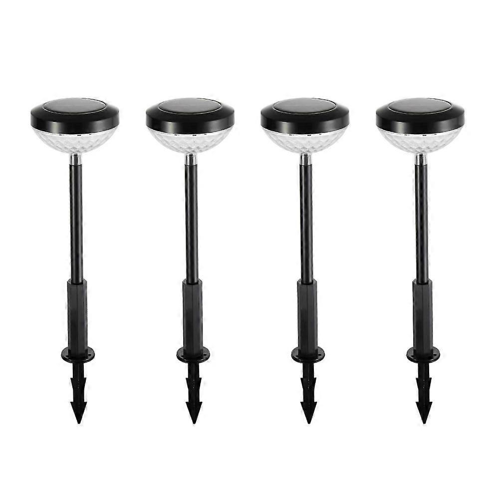4 Pack Solar Pathway Lights, Waterproof Color Changing LED Lights for Lawn and Patio Landscape Decoration