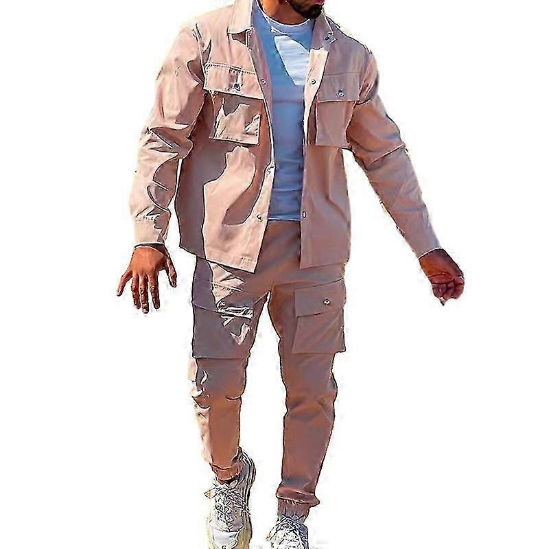 Sweatsuits for Men Long Sleeve 2 Piece Casual Comfy Suits