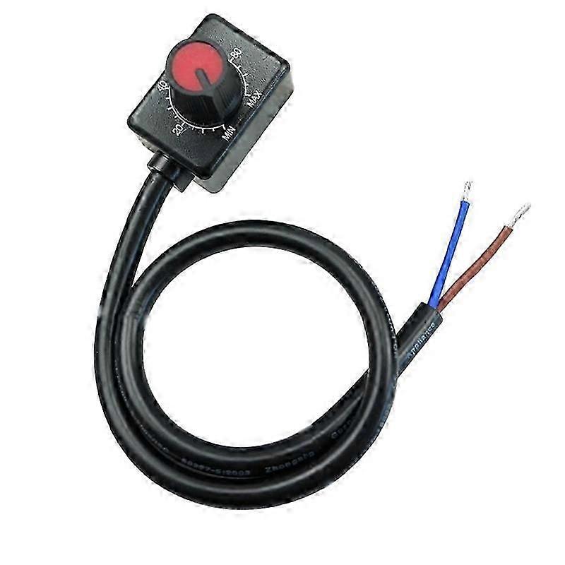 DC 0/1-10V Knob LED Dimmer, Low Voltage Passive Dimmer PWM Dimming for 0-10V or 1-10V Dimmable Elect